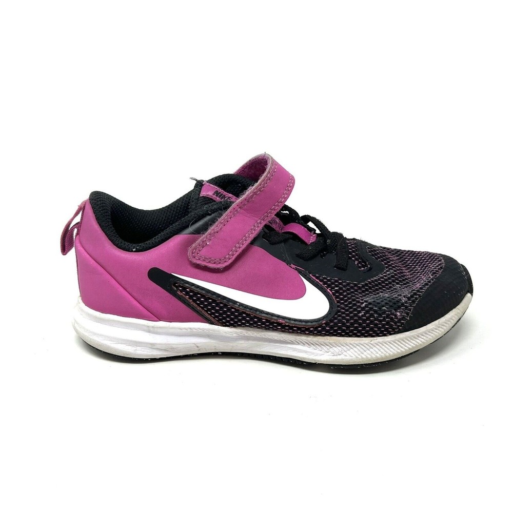 Nike Downshifter Toddler Size 13 Pink/Black Walking Running Shoes AR4138-016